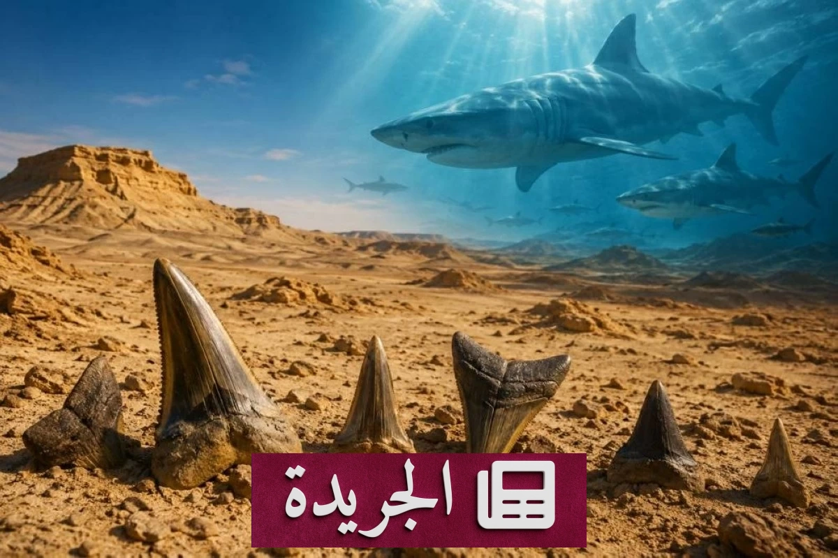 اكتشاف تاريخي في الصحراء.. 7 أنواع من أسماك القرش تعود إلى العصر الطباشيري - آخر الأخبار - الجريدة