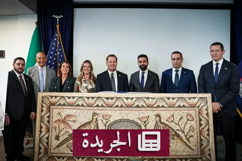 أمريكا ترد 36 قطعة أثرية إلى سورية من بينها منحوتة من تدمر - آخر الأخبار - الجريدة