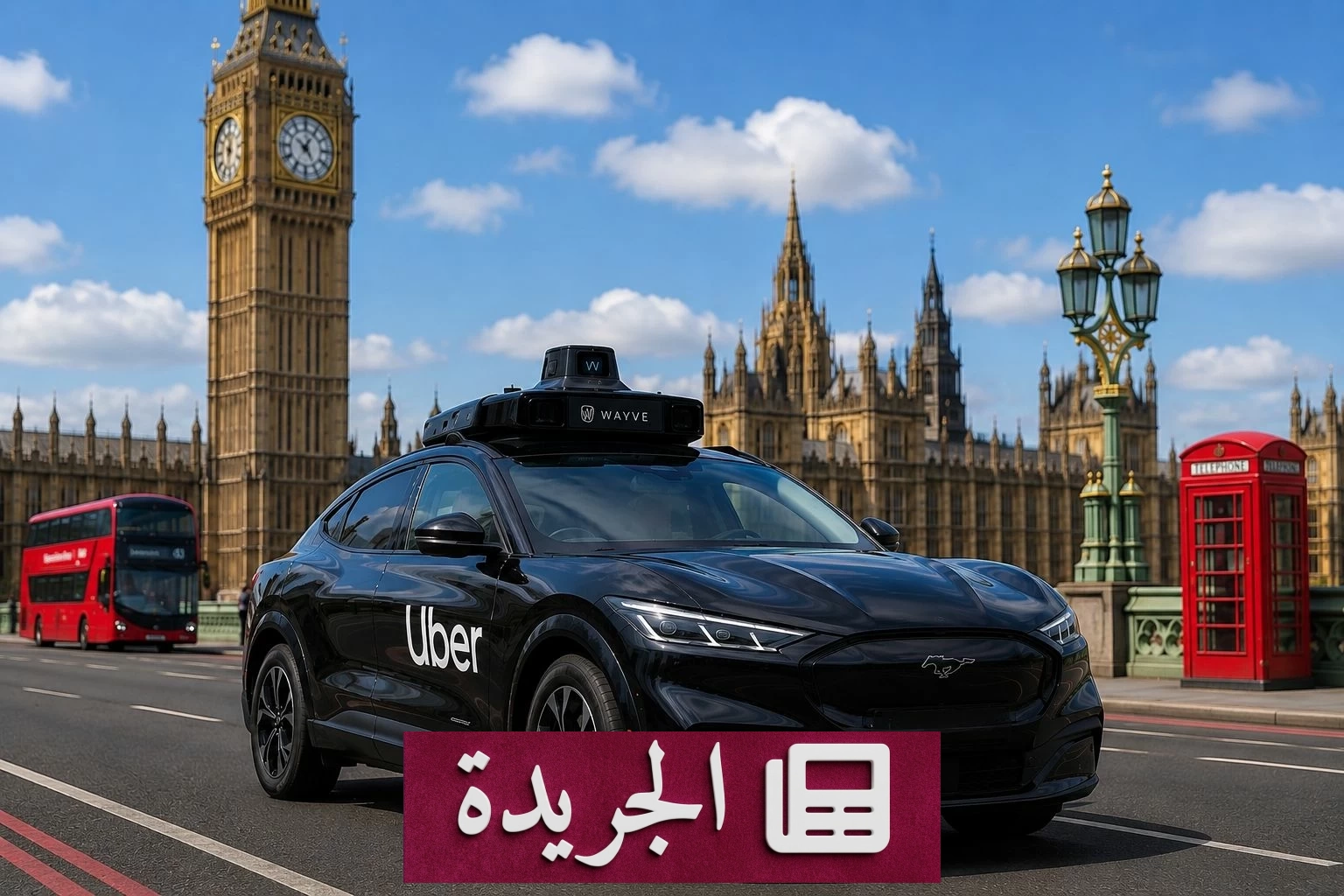 أوبر تطلق أولى رحلاتها ذاتية القيادة في لندن بالتعاون مع شركة بريطانية - آخر الأخبار - الجريدة