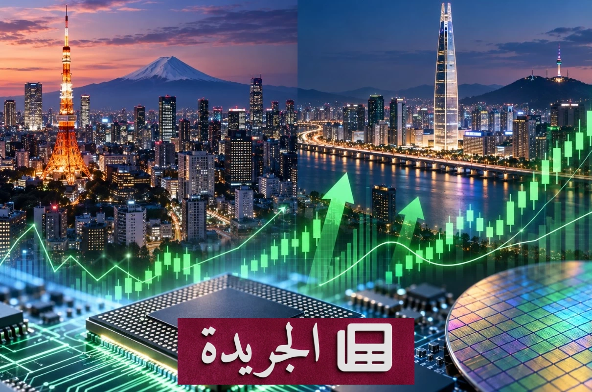 ارتفاعات قياسية لأسواق طوكيو وسيول بفضل صعود أسهم الرقائق - آخر أخبار الجريدة