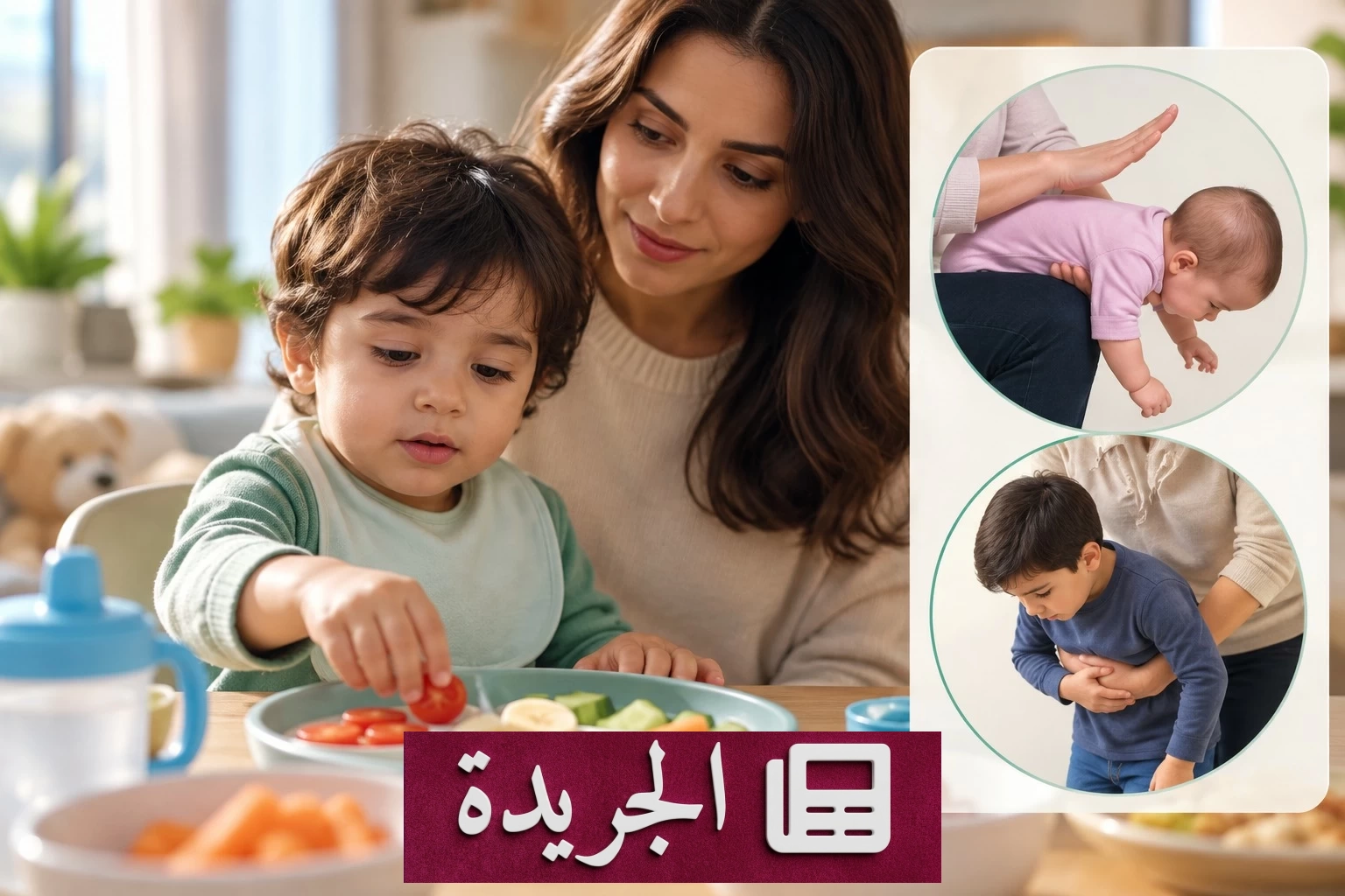 إسعافات أولية فورية لاختناق الطفل بالطعام - آخر الأخبار - الجريدة
