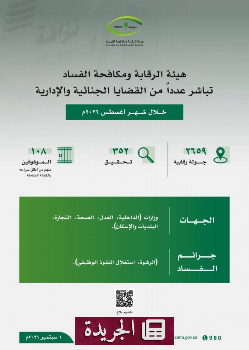 اشترك الآن في النشرة الإخبارية اليومية عبر بريدك الإلكتروني - آخر الأخبار - الجريدة