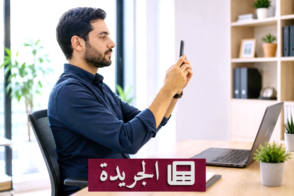 خطر الانحناء أمام الهاتف.. كيف تحمي رقبتك وكتفيك؟ - آخر الأخبار - الجريدة