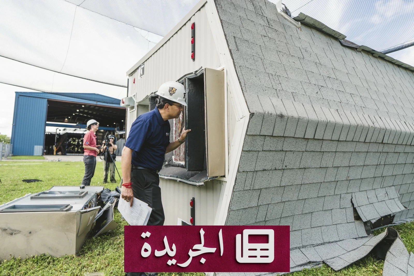 منزل أمام رياح 177 كم/س.. ماذا تبقى بعد الإعصار؟ - آخر الأخبار - الجريدة