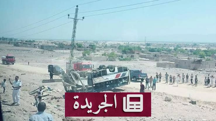 مصرع 21 وإصابة 28 في انقلاب حافلة سياحية بجنوب سيناء - آخر الأخبار - الجريدة