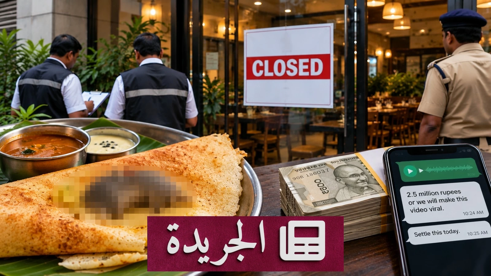 مطعم في الهند يتحول إلى قضية ابتزاز بعد شكوى بشأن فأر في الوجبة - آخر الأخبار - الجريدة