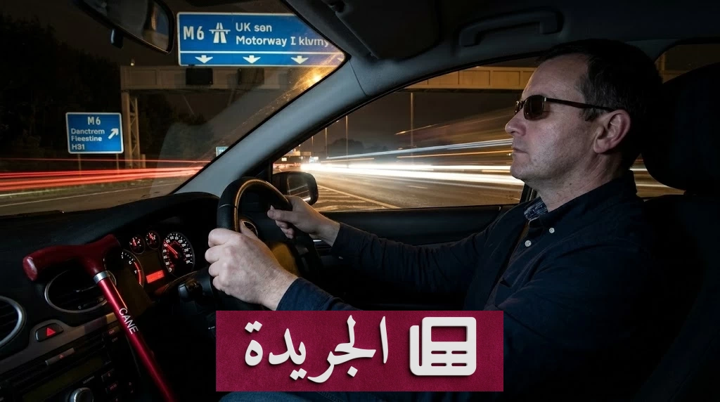 رجل كفيف يقود سيارة مسروقة 241 كيلومتراً تحت تأثير الكحول في بريطانيا - آخر أخبار الجريدة