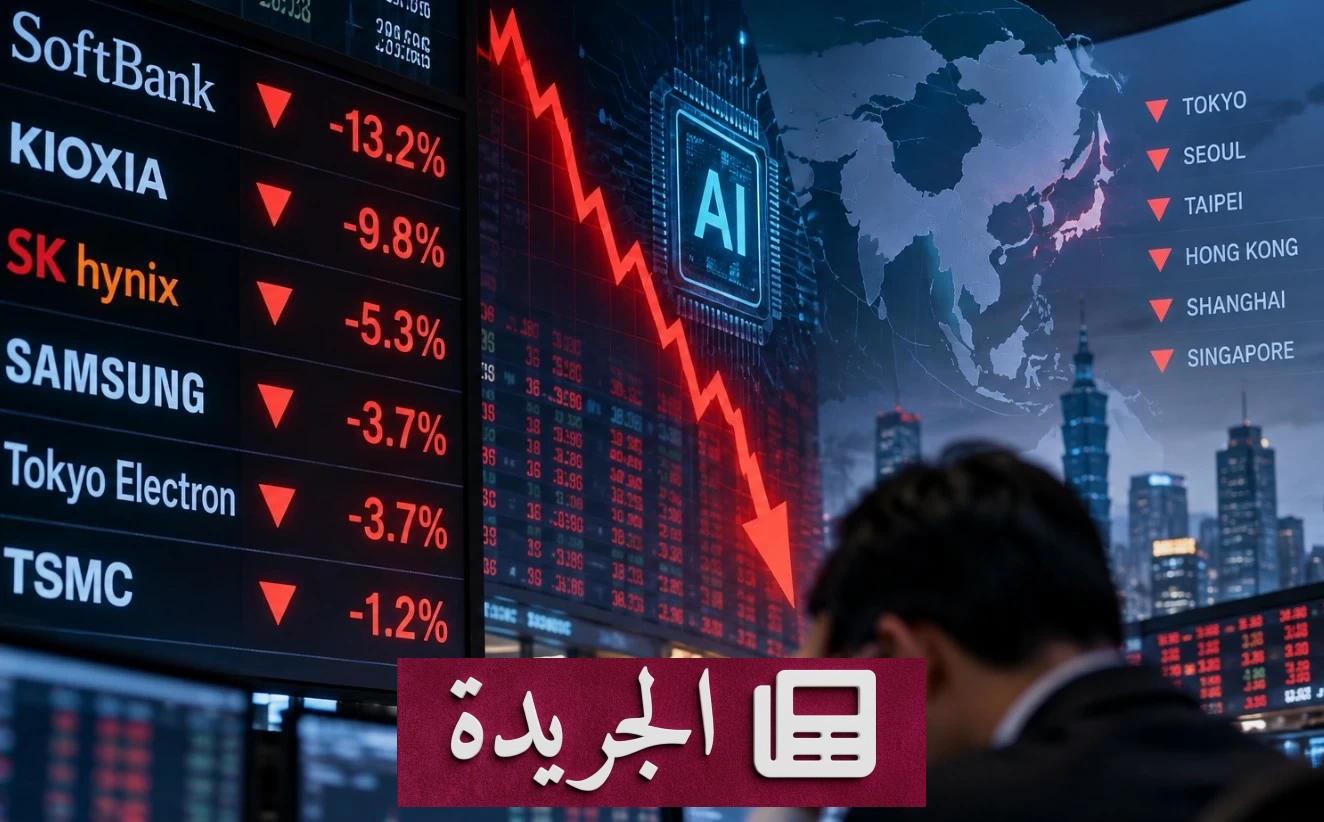 تراجع حاد لأسهم التقنية في آسيا بعد دعوات لإبطاء تطوير الذكاء الاصطناعي - آخر الأخبار - الجريدة