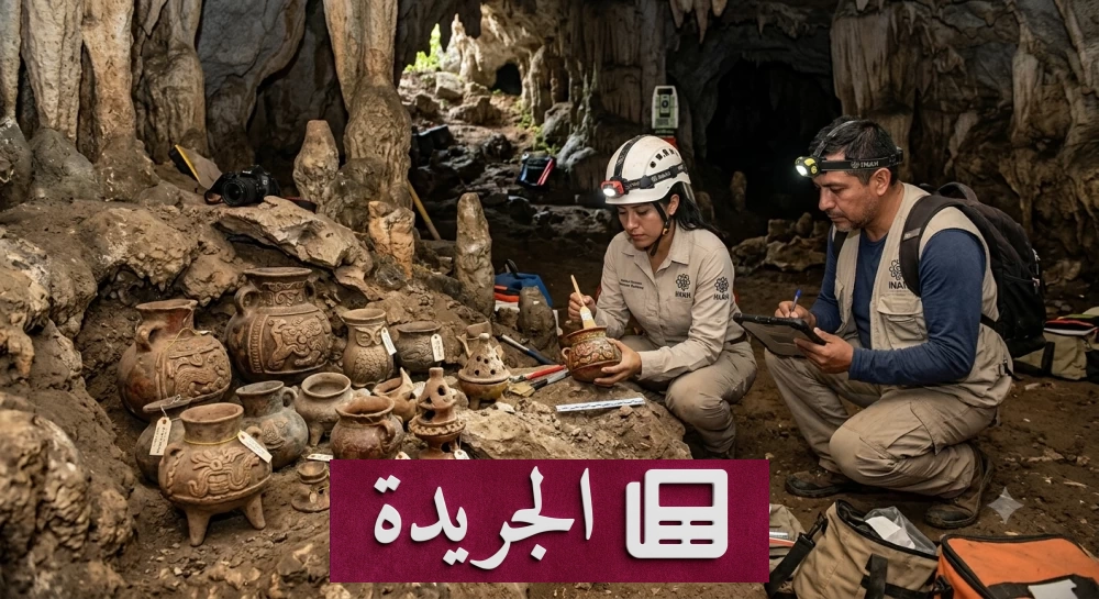 اكتشاف 179 قطعة أثرية قديمة في كهف بالمكسيك تعود للفترة الكلاسيكية - آخر الأخبار - الجريدة