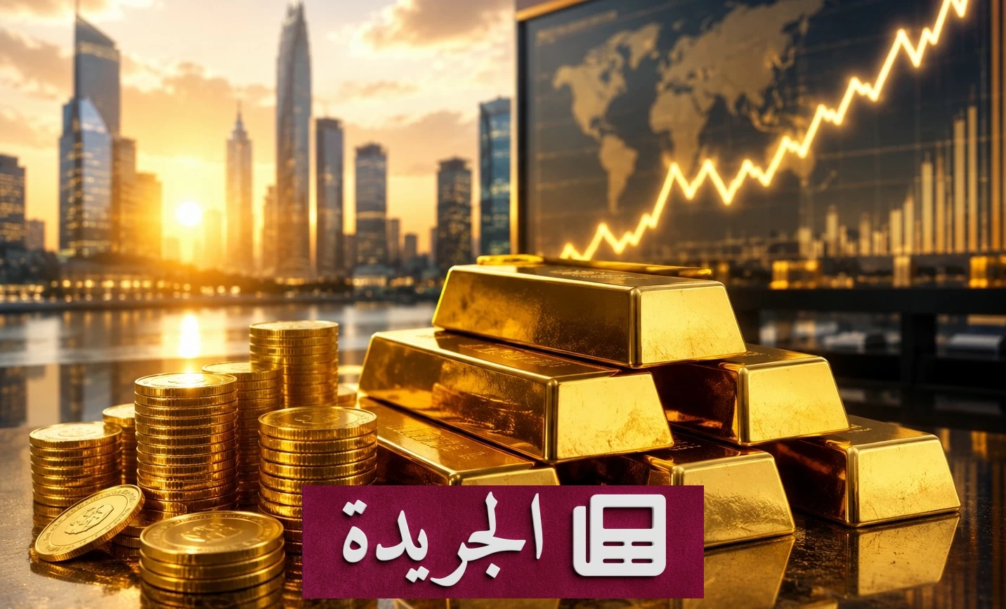الذهب يسجل مكاسب متتالية مع تراجع مخاوف رفع الفائدة الأميركية - آخر الأخبار - الجريدة