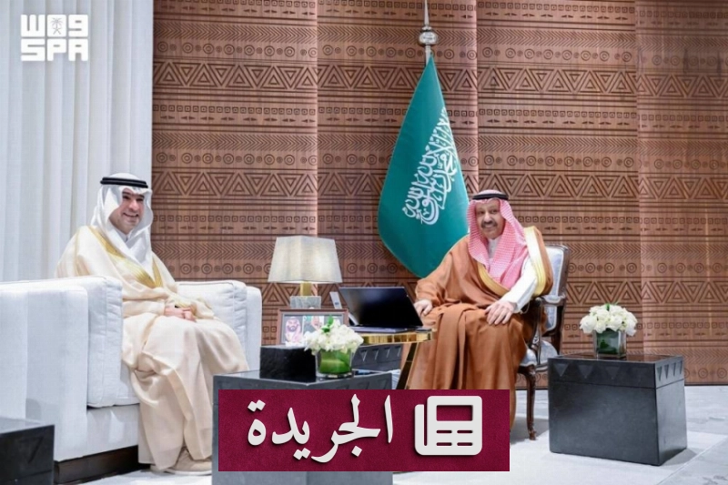 أمير الباحة يستقبل وزير البلديات والإسكان ويستعرض جهود الوزارة بالمنطقة - آخر أخبار الجريدة
