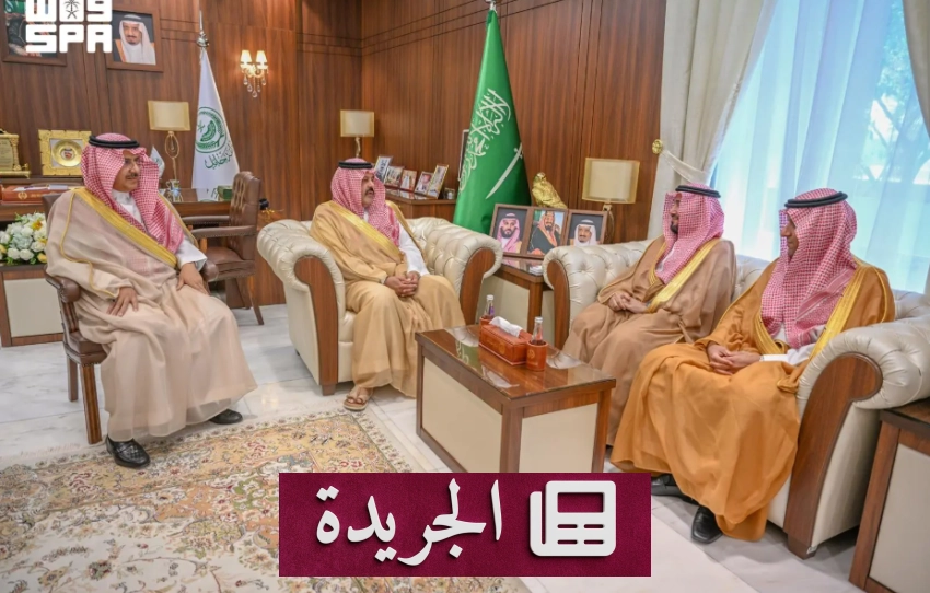 أمير حائل يستقبل رئيس المجلس التأسيسي للقطاع الصحي الشمالي - آخر الأخبار - الجريدة