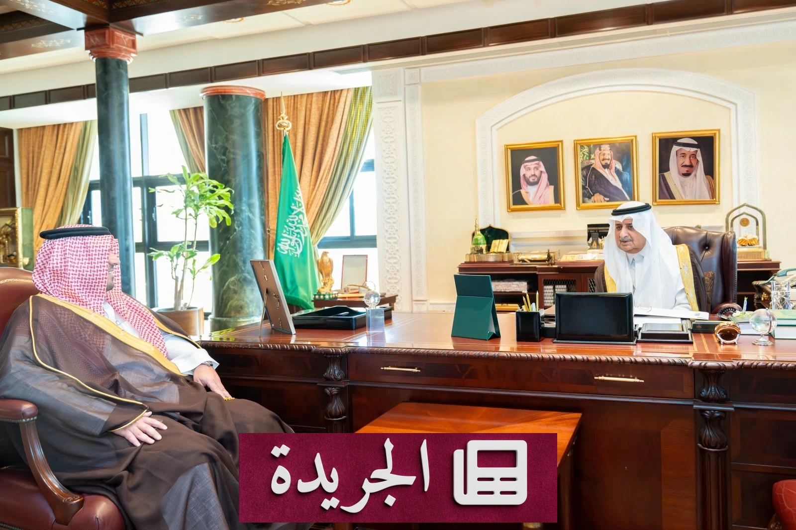 أمير تبوك يستقبل مدير فرع الرياضة في المنطقة - آخر أخبار الجريدة