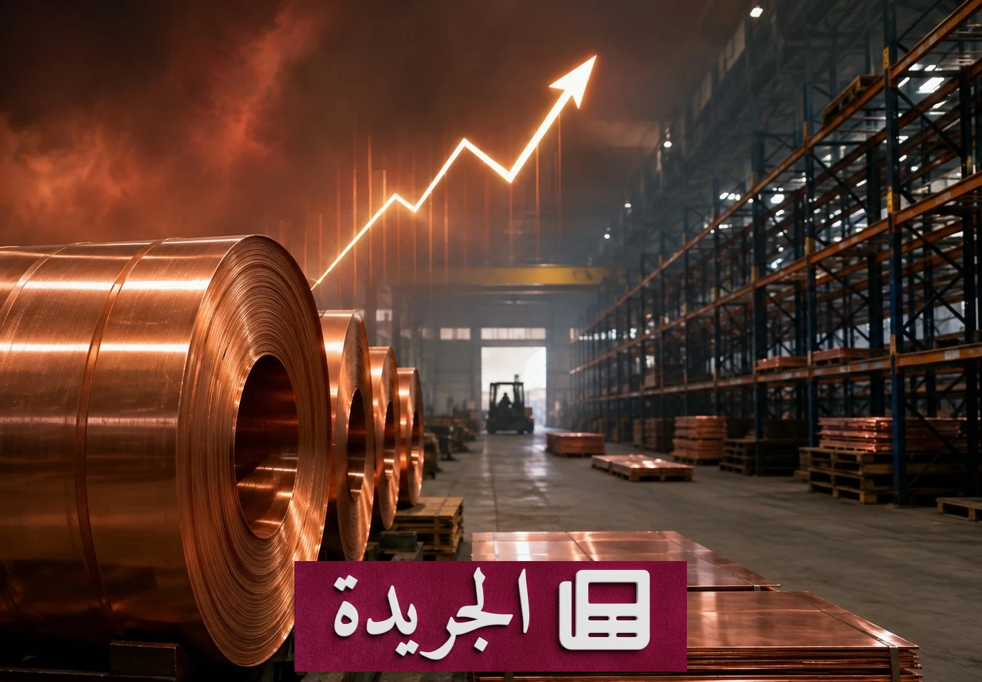 ارتفاع قياسي لأسعار النحاس مع استمرار نقص الإمدادات - آخر الأخبار - الجريدة