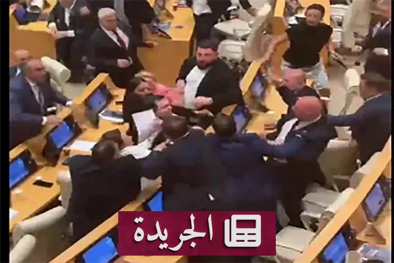 اشتباك بالأيدي في البرلمان الجورجي يوقف جلسة رئيس الوزراء - آخر الأخبار - الجريدة