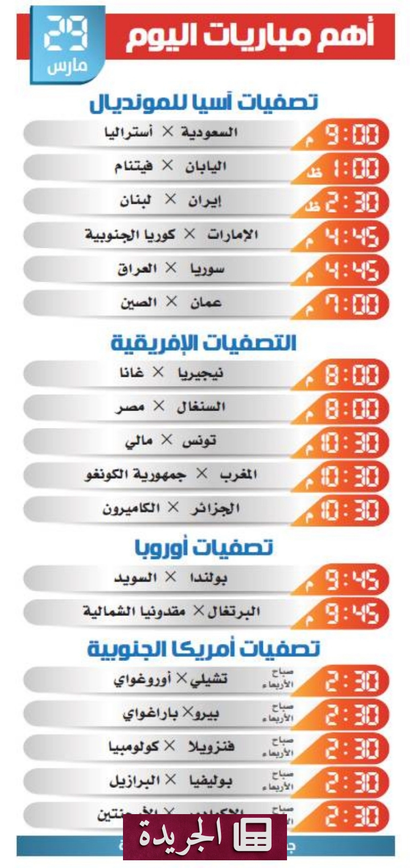 اشترك الآن في النشرة الإخبارية اليومية عبر بريدك الإلكتروني - آخر الأخبار - الجريدة