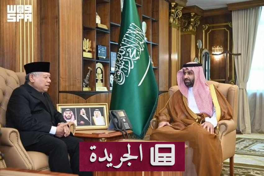 استقبال أمير جازان لضيوفه في مكتبه اليوم - آخر الأخبار - الجريدة
