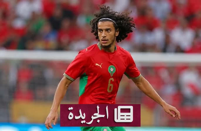 أيوب بوعدي لاعب المغربي الشاب خلال مباراة ربع نهائي كأس العالم 2026 أمام فرنسا