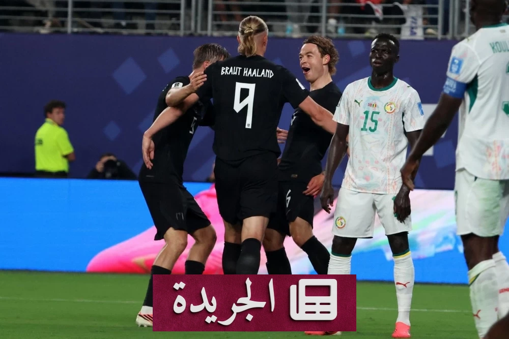إيرلينغ براوت هالاند durante un partido de la Copa Mundial 2026 con la selección de Noruega