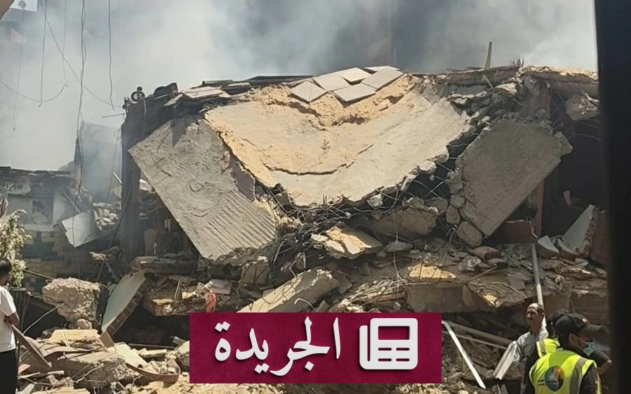 كارثة في منشأة ناصر.. حريق يدمر عقارا ويخلف قتيلين و15 جريحا - آخر الأخبار - الجريدة