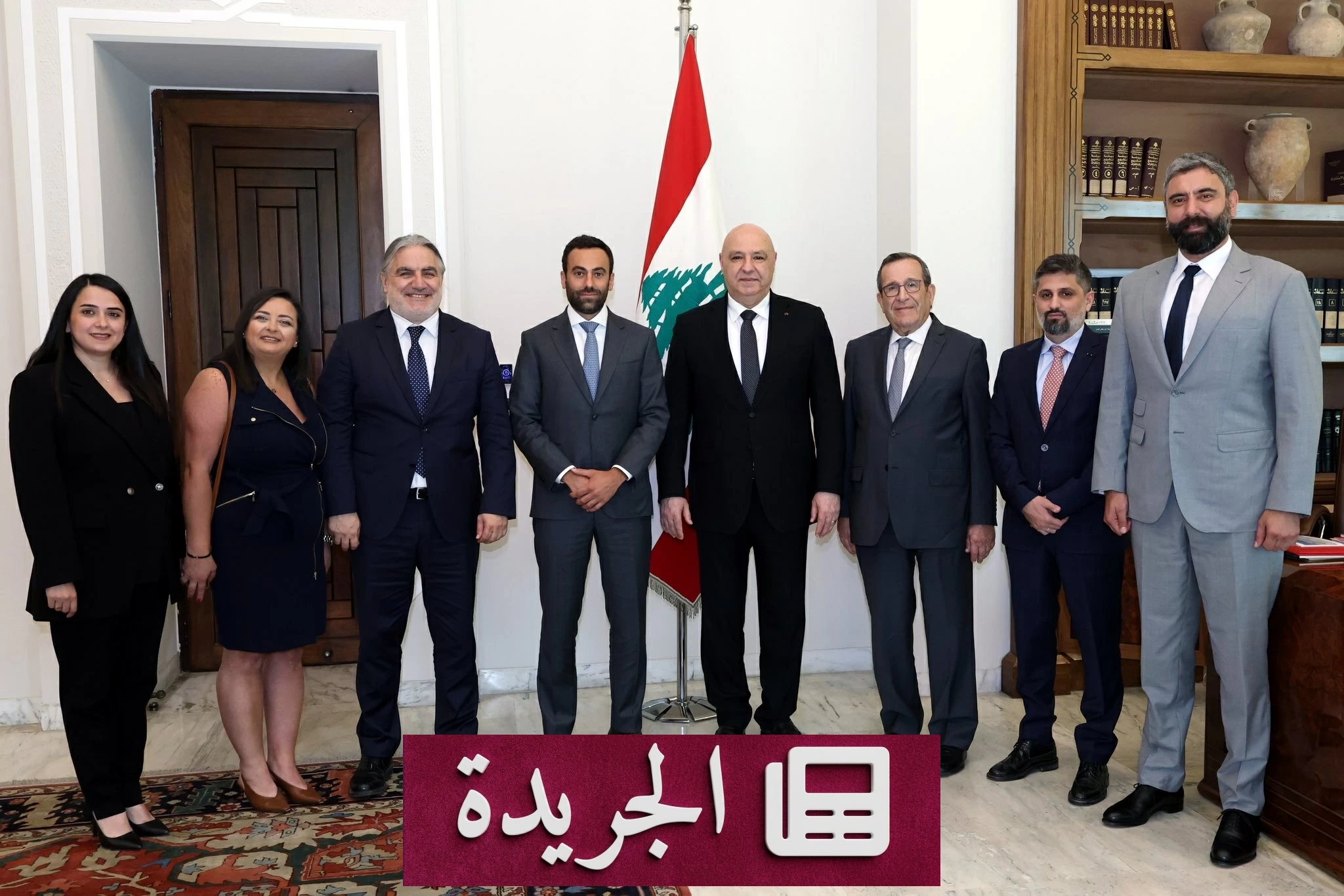 الرئيس اللبناني جوزيف عون خلال لقائه وفوداً سياسية ومصرفية في بيروت