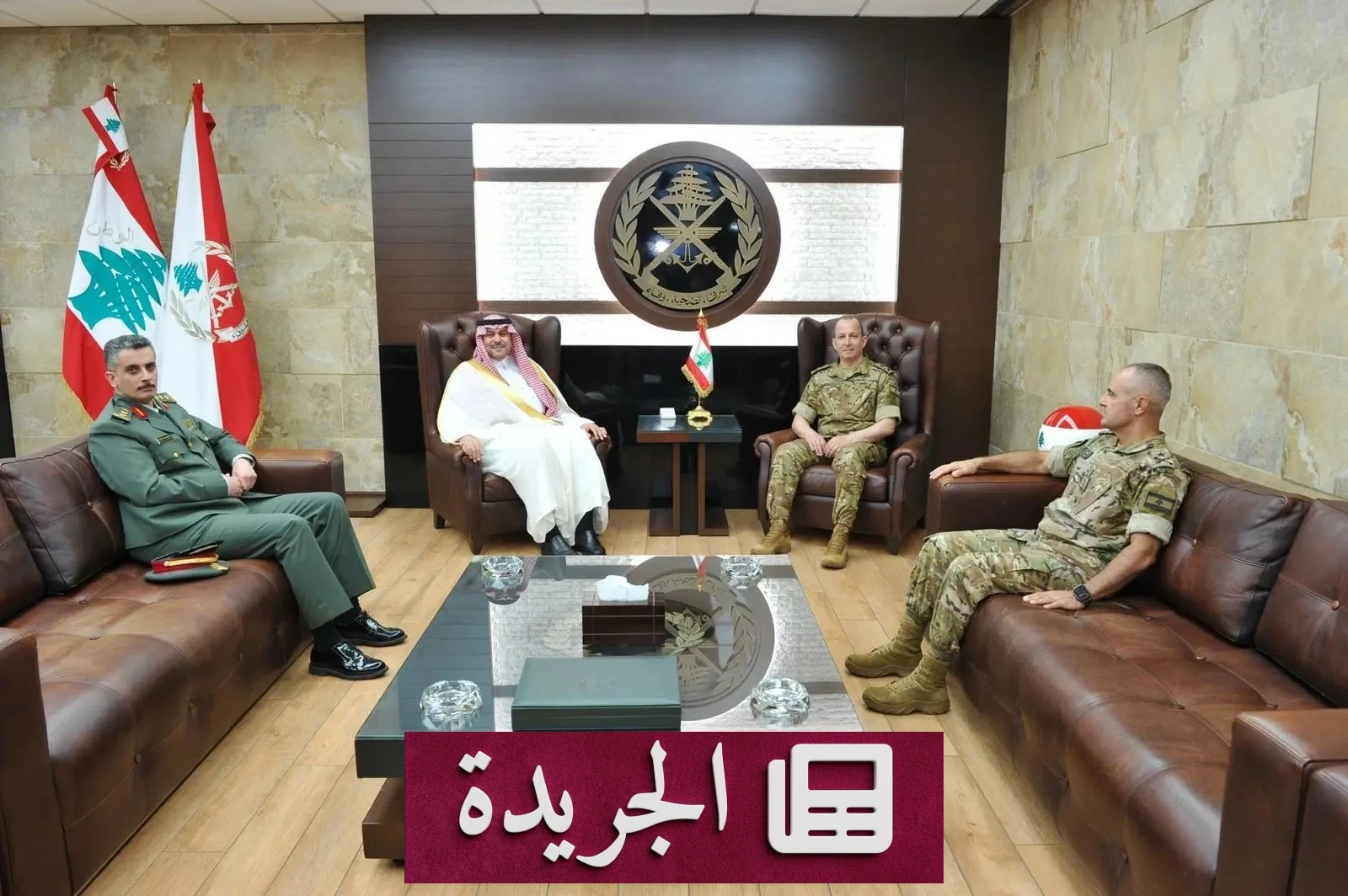 لقاء دبلوماسي بين سفير السعودية وقائد الجيش اللبناني - آخر أخبار الجريدة