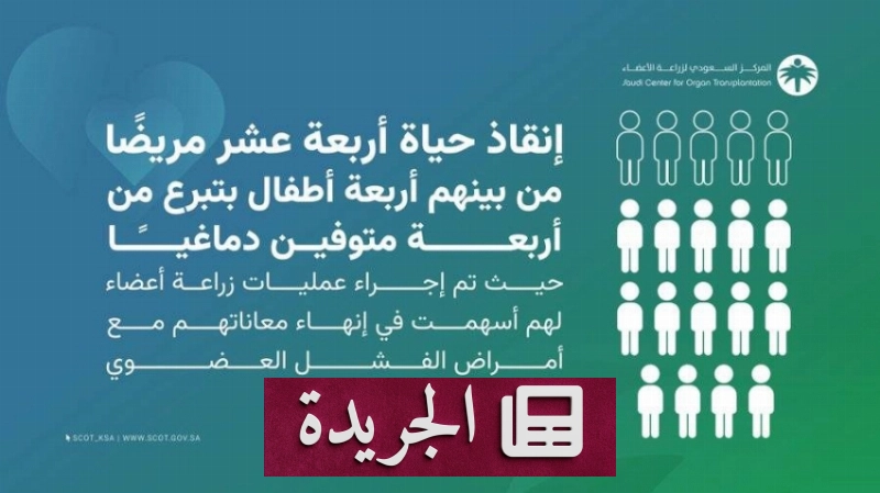 نجاح المركز السعودي لزراعة الأعضاء في إنقاذ 14 مريضاً بأربع عمليات استئصال - آخر الأخبار - الجريدة