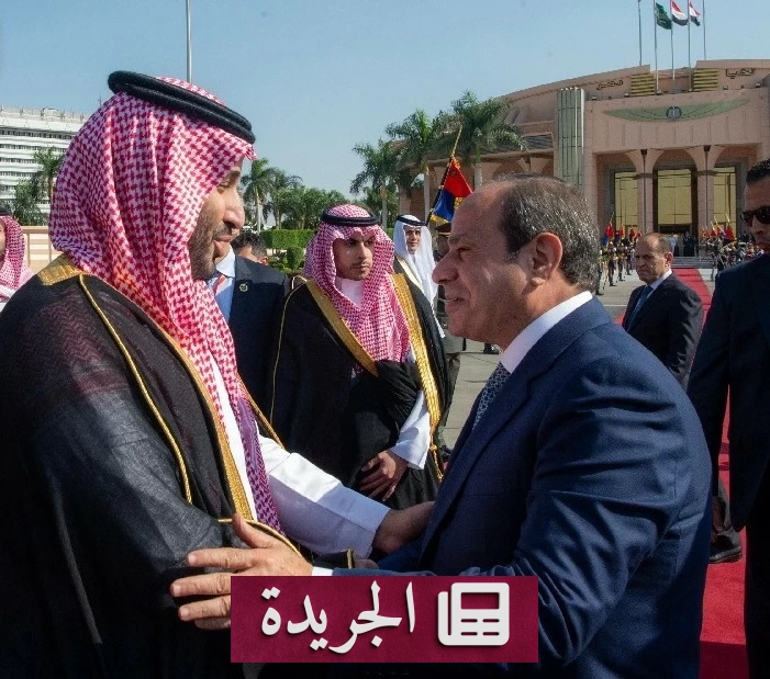 ولي العهد يرسل برقية شكر إلى الرئيس السيسي بعد مغادرته القاهرة - آخر أخبار الجريدة