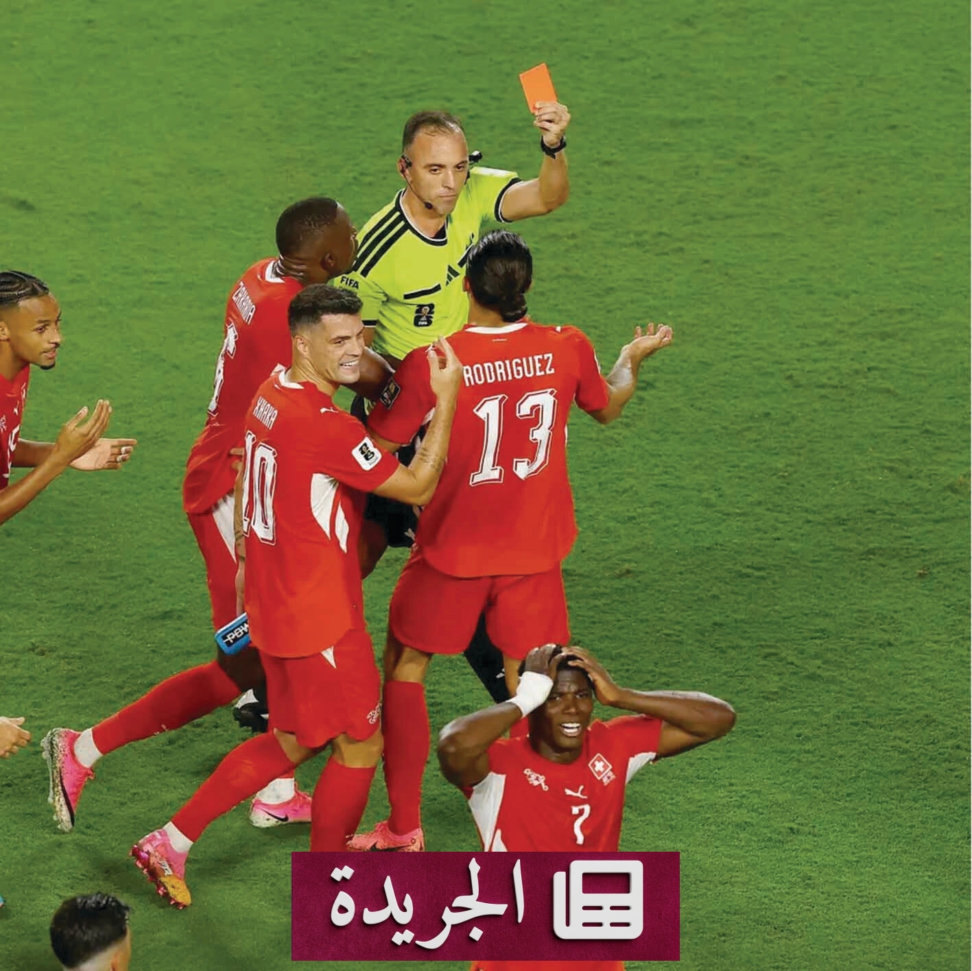 سويسرا تندد بطرد إمبولو في مونديال أمريكا الشمالية - آخر الأخبار - الجريدة