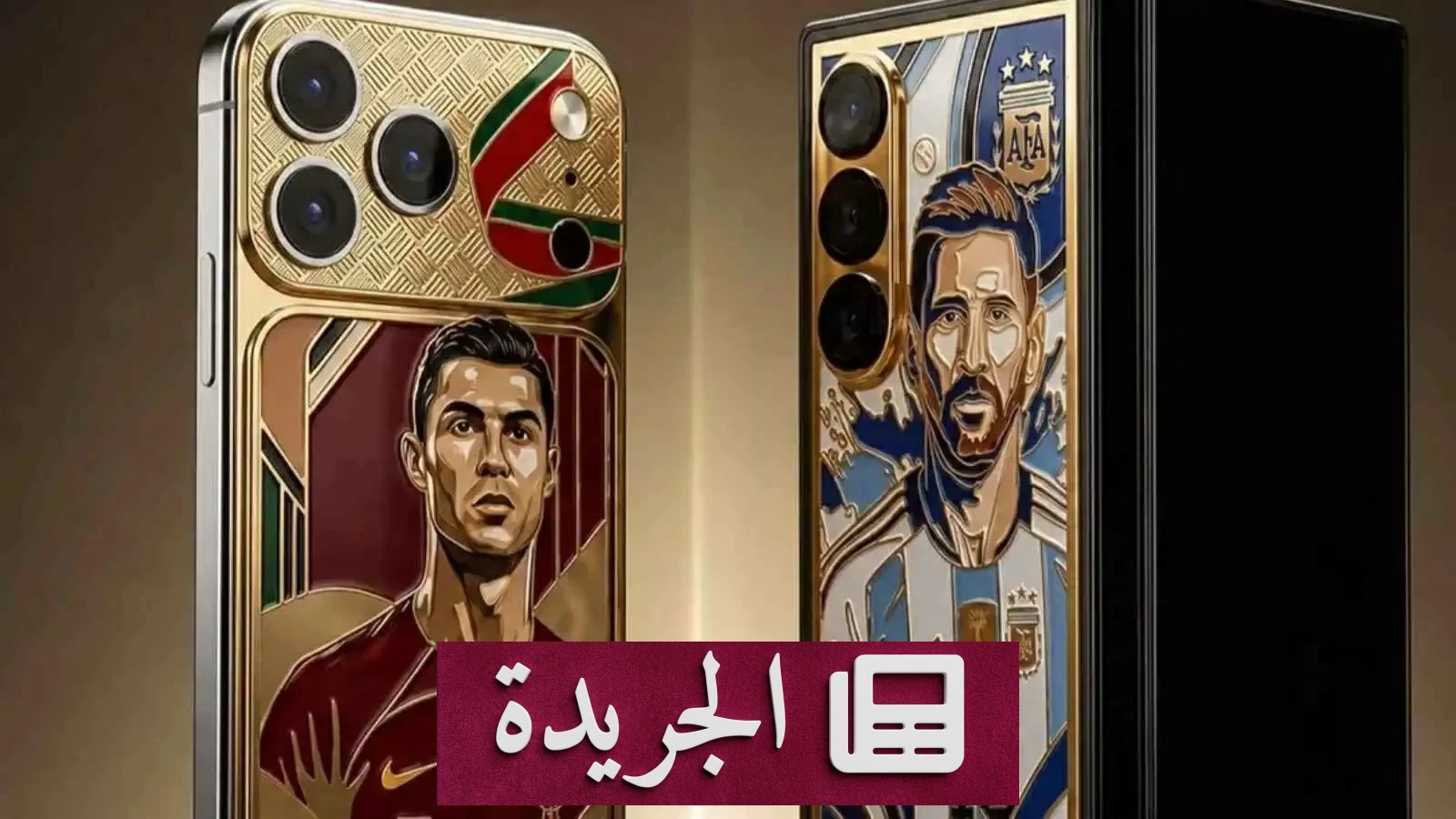 صراع الذهب بين ميسي ورونالدو في هواتف فاخرة نادرة - آخر الأخبار - الجريدة