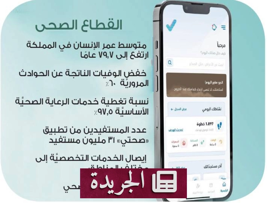 تغطية الرعاية الصحية الأساسية تصل إلى 97.5% في المملكة - آخر الأخبار - الجريدة