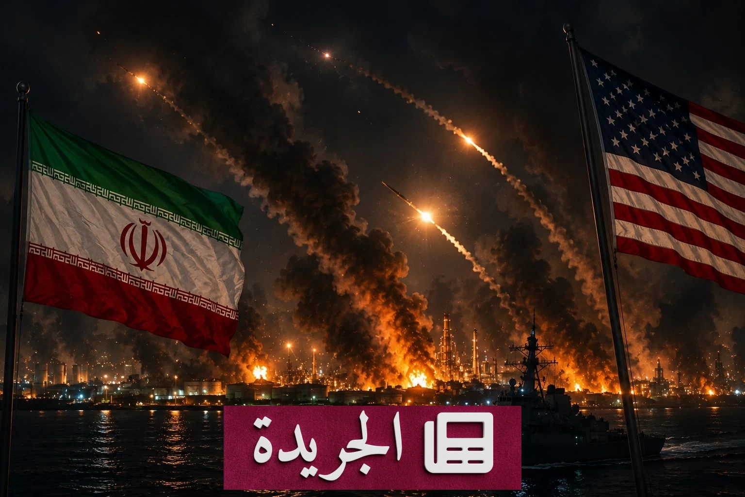 تصعيد عسكري أمريكي إيراني قرب مضيق هرمز مع ردود فعل خليجية - آخر الأخبار - الجريدة