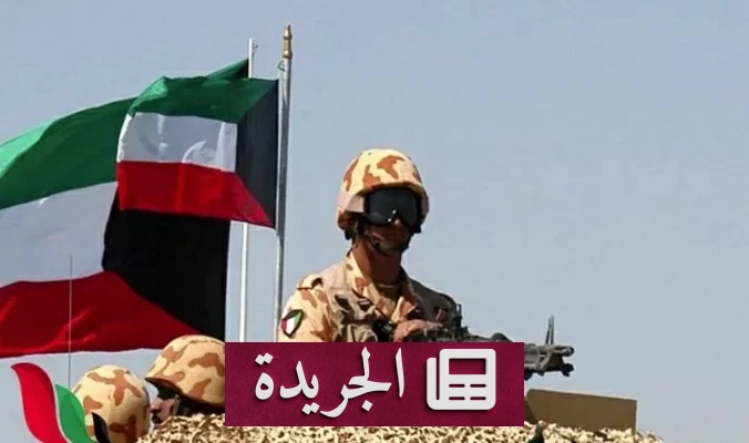 الدفاعات الجوية الكويتية والبحرينية أثناء اعتراضها هجمات صاروخية إيرانية
